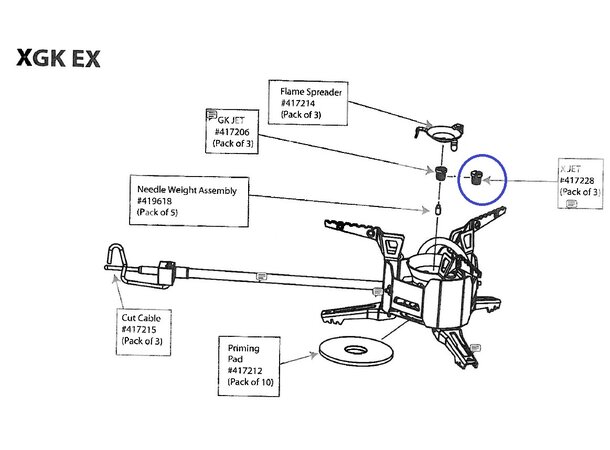 MSR X Jet - Diesel - XGK EX Reservedel 