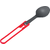 MSR Folding Spoon - Red 