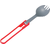 MSR Folding Spork - Red 